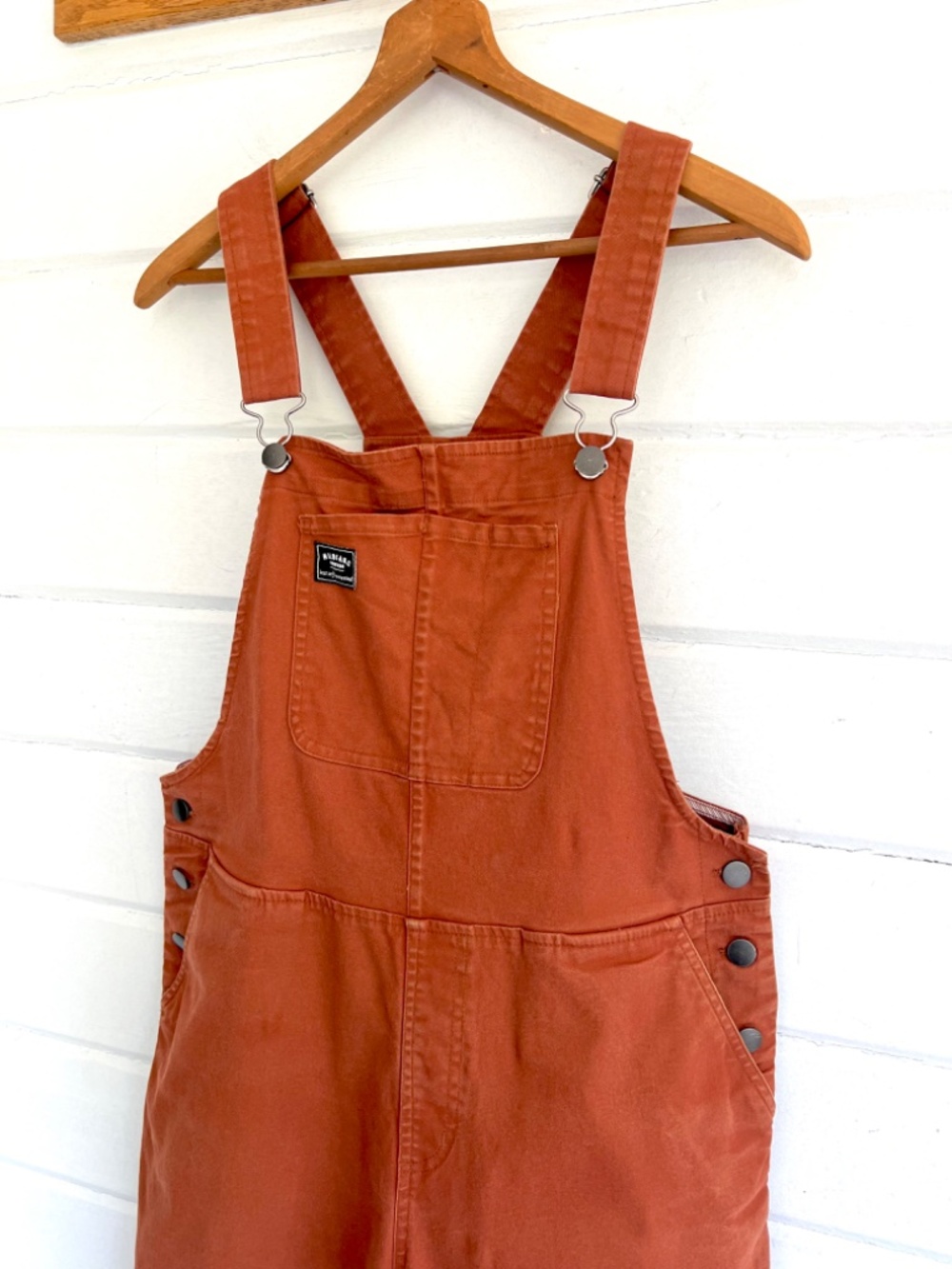 WILDFANG The Essential Overall in Burnt Orange - S - Picture 4 of 13